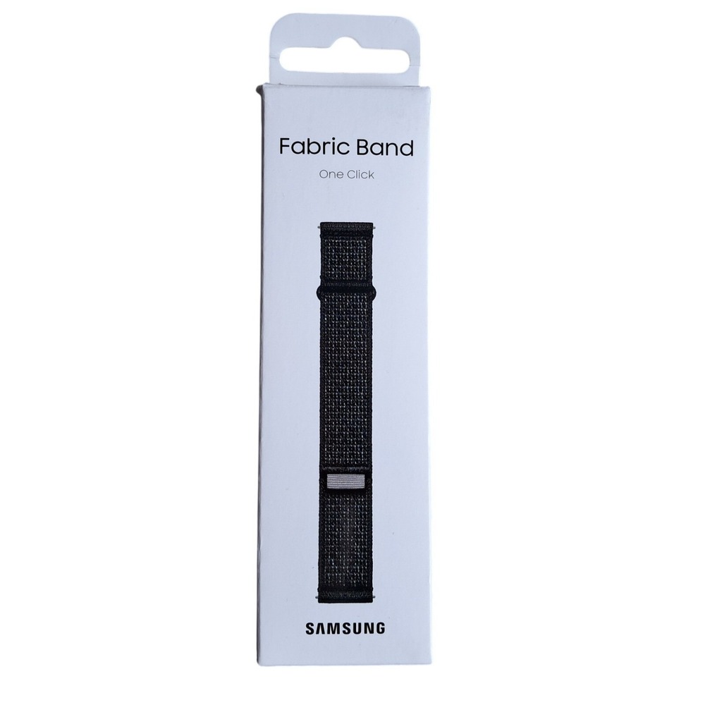 Samsung Fabric Band One Click 20mm S/M Black Smartwatch Strap ET-SVR93